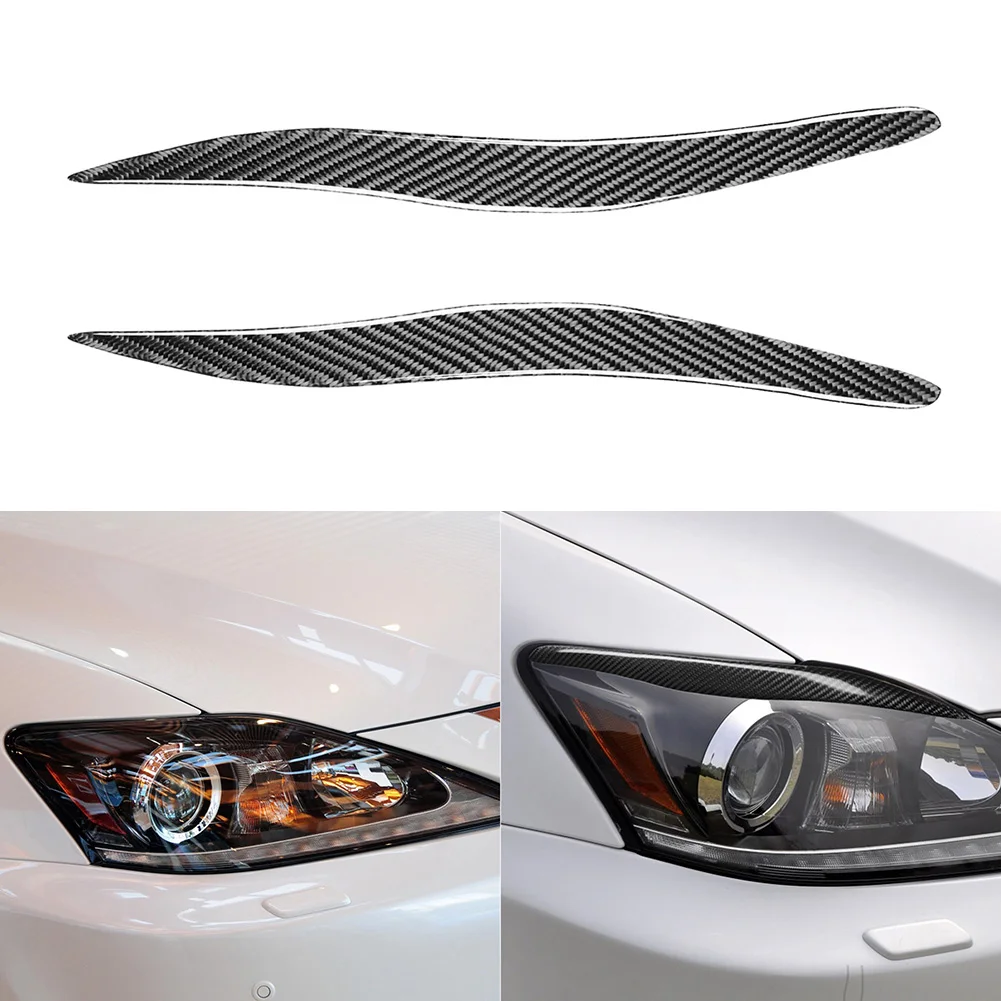 Автомобильные наружные наклейки автомобильных фар веки брови накладка для Lexus IS