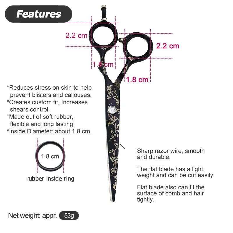 30% скидка 6 &quotяпонские ножницы для волос HT9140 Парикмахерские филировочные