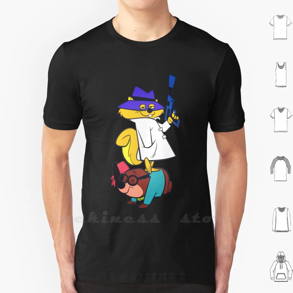 Секретная белка и Марокканская родинка мультфильм ретро футболка для мужчин
