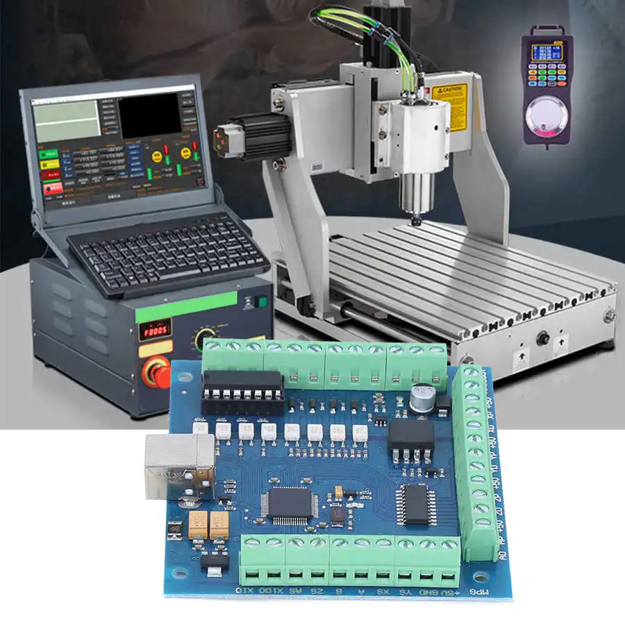 Контроллер гравировальной машины USB CNC плата управления шаговым перемычком 4 оси