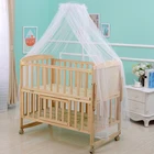 Детские принадлежности для кровати москитная сетка для детской кроватки москитная сетка купольная занавеска сетка для малышей навес для детской кроватки подарок для новорожденных