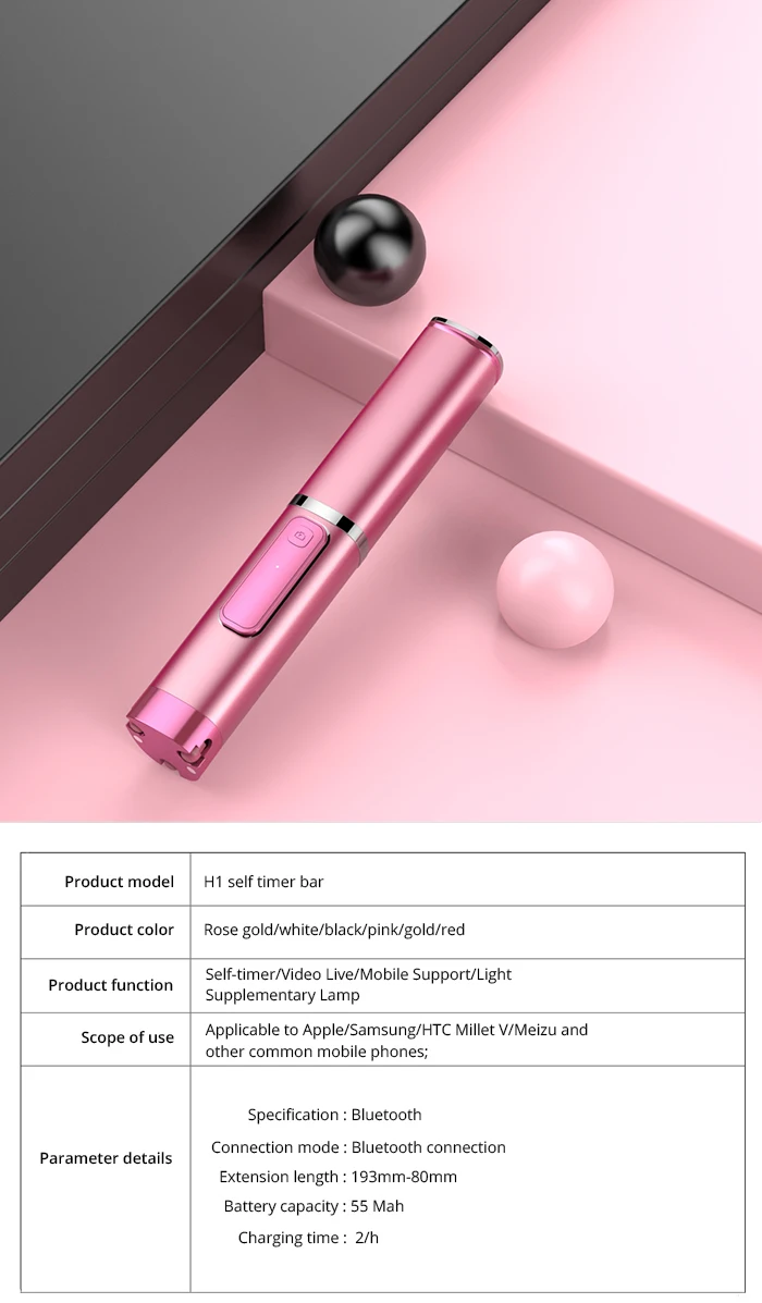 Портативный Встроенный штатив селфи-палка скрытый телефон кронштейн Bluetooth кнопка телефон Автоспуск держатель рычага для Xiaomi huawei