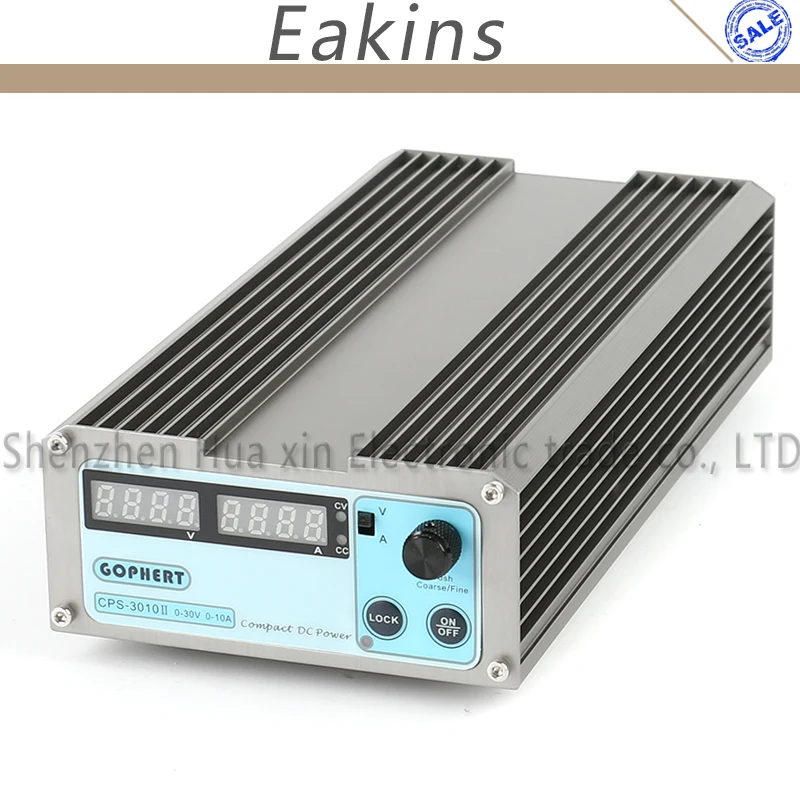 Цифровой прецизионный Регулируемый переключатель низкой мощности GOPHERT, источник питания постоянного тока OVP/OCP/OTP 110 В/230 В 30 в 10 А, управление MCU