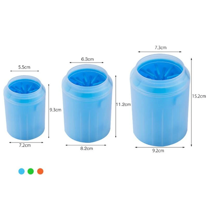 Dog Paw Clean Cup Soft Silicone Portable Pet Foot Brush Quickly Wash Dirty Cat Cleaning for |