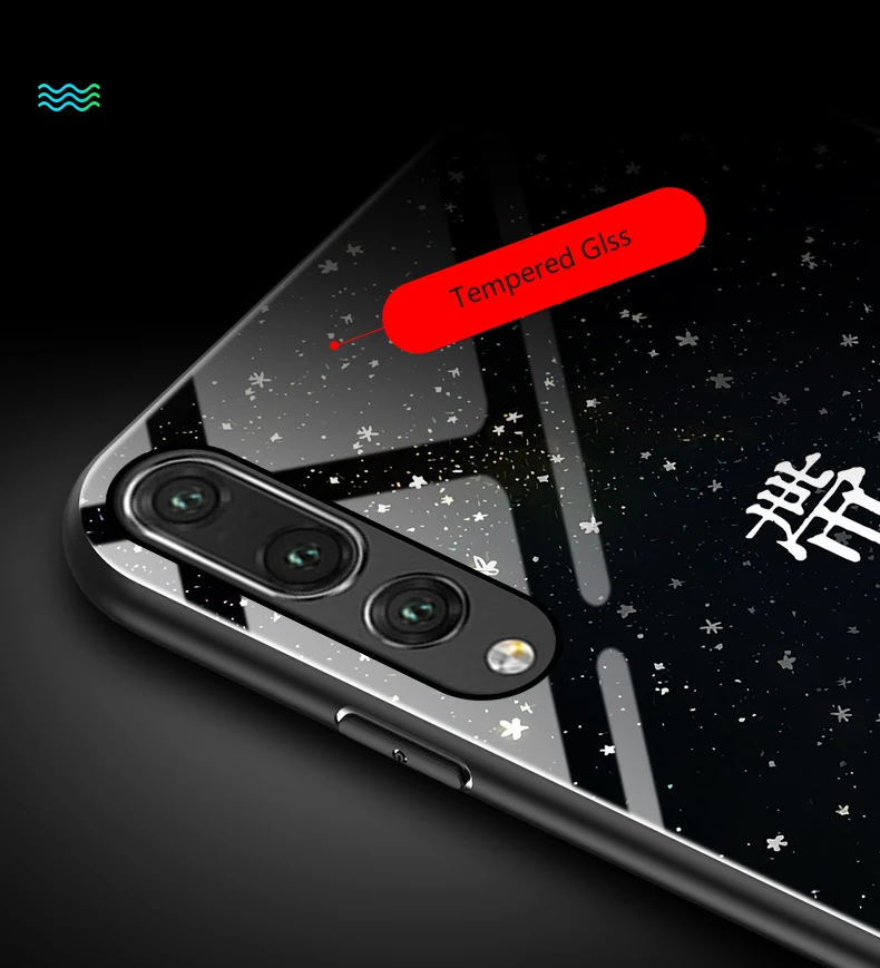 Светящийся чехол для телефона huawei Honor Play 20 Pro 10 9 8 Lite 8X Max для mate 20 P30 P20 Lite Pro для Nova 3 чехол из закаленного стекла