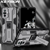 keysion shockproof case for redmi note 10 pro 11 10s 9 k40 stand phone cover for xiaomi 11t pro mi 11 lite poco m4 m3 pro 5g f3