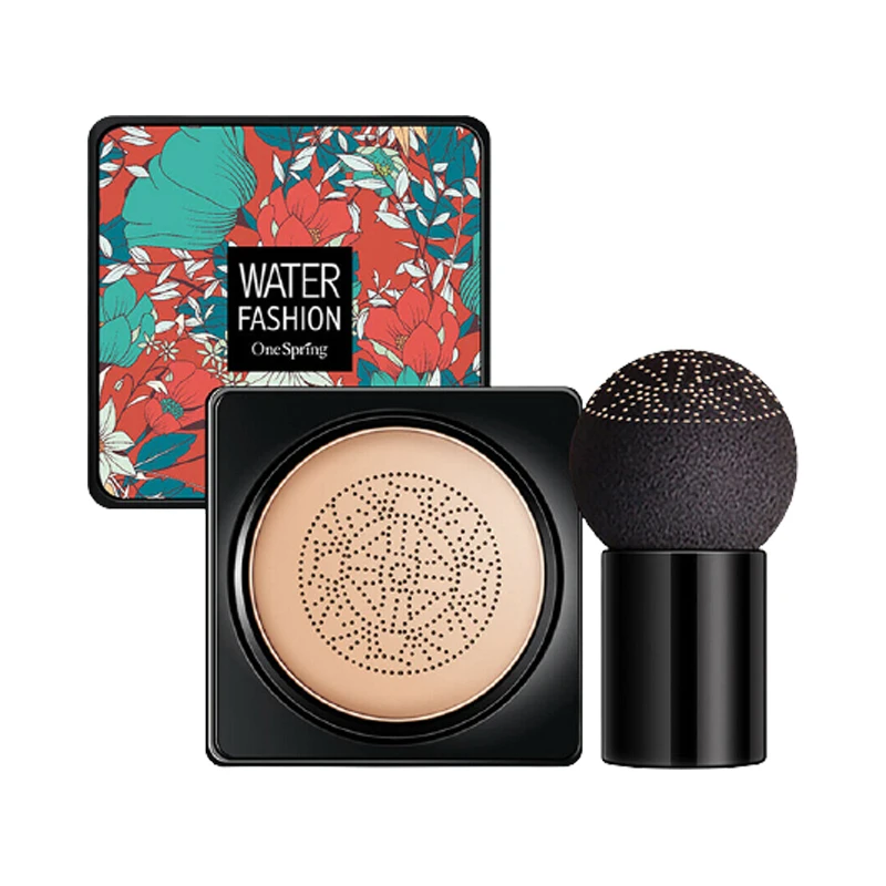 

BB Air Cushion Foundation Mushroom Head CC Cream Concealer Whitening Makeup Cosmetic Waterproof Brighten Face Base Tone