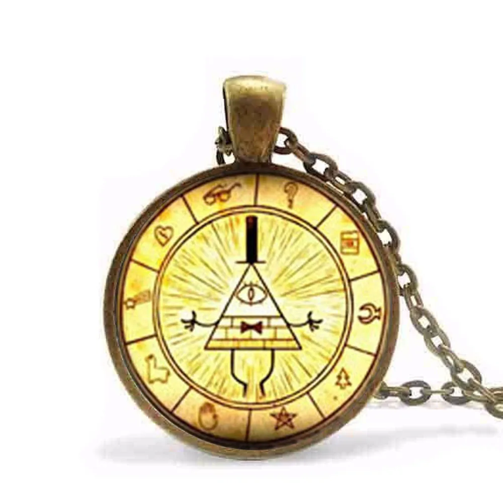 Модное ожерелье мультяшный костюм тайны Билл Гравити Фолз свинья шифр колеса