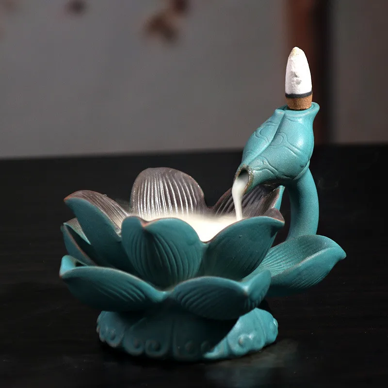 Женский держатель для благовоний ароматический дым фонтан с водопадом