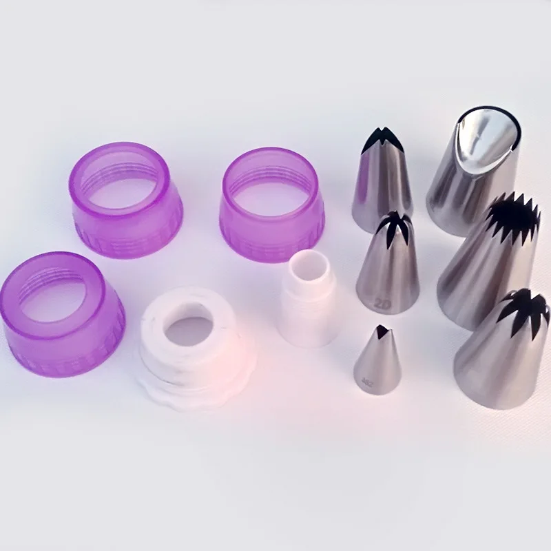 Multi-function Icing Piping Nozzle Connector Adapter Cream Coupler Decoration Converter Tools suit for various sizes |