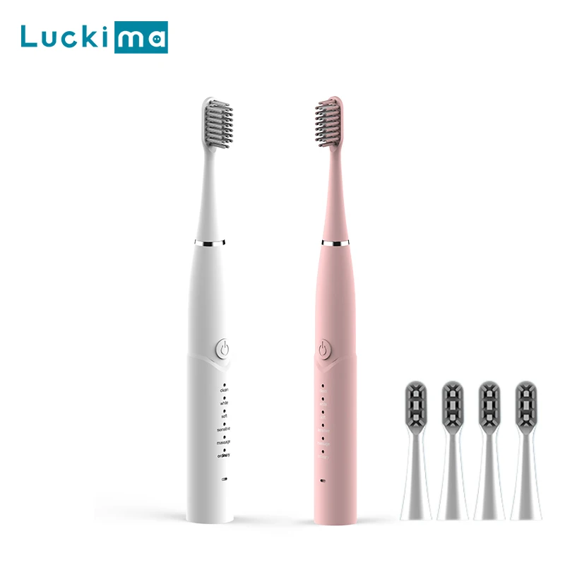 Перезаряжаемая через USB Автоматическая электрическая зубная щетка умное время