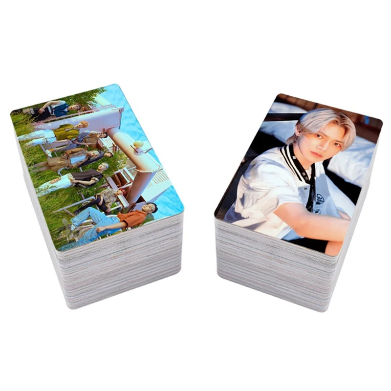 

100Pcs/Set Kpop ATEEZ Photocard HD High quality Double Side Printing Album Lomo Photo Card New Arrivals For Fans Collection