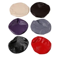 elastic pu leather round stool chair cover waterproof pump chair protector bar beauty salon small round seat cushion sleeve