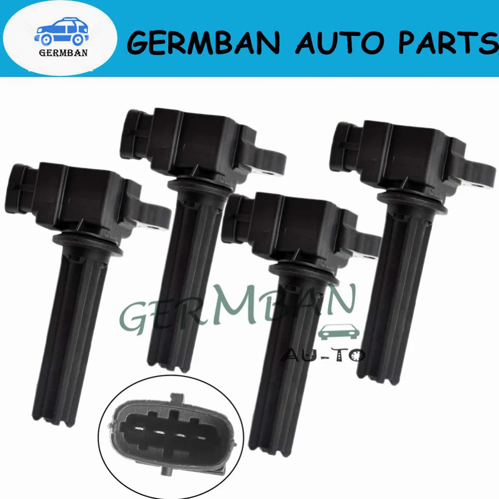 4 шт. катушки зажигания H6T60271 12787707 для SAAB Mitsubishi Vauxhall 2.0L 2 0 H4 GAS DOHC с турбонаддувом