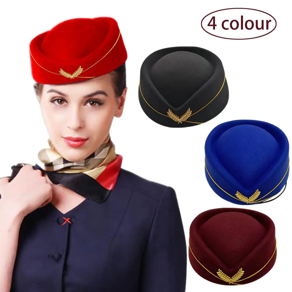 Женская пилотка стюардессы женский берет шапка стереоскопическая форма для