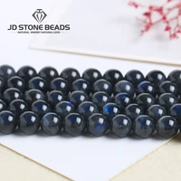 natural dark labradorite moonstone round loose beads 6 8 10mm pick size for jewelry making beads diy accessories 15