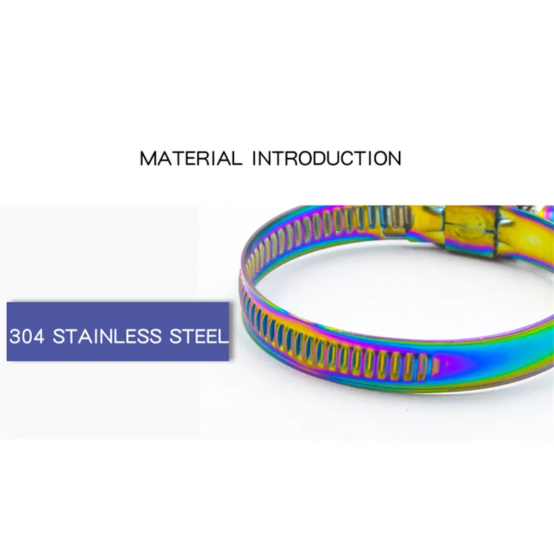 1 шт. дух зверя мотоциклетные хомуты воздушный фильтр зажимы метализированный