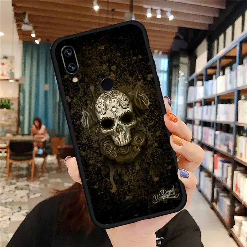 

Gothic Fantasy Dark Art Print Phone Case For xiaomi redmi note 10 9 9s 8 8t 7 pro max mi note 10 lite pro coque