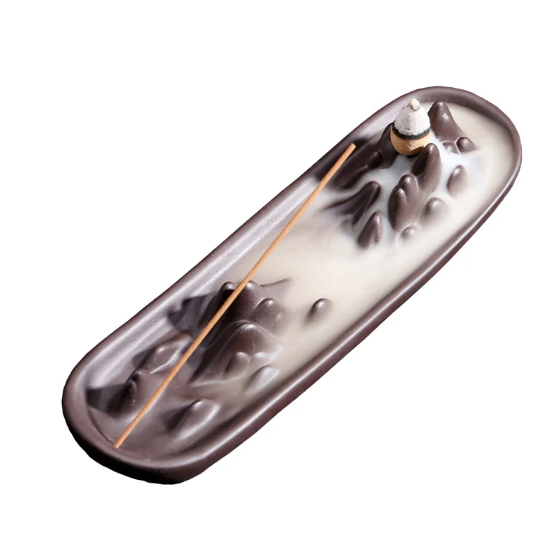 

waterfall incense burner aroma lamp waterfall decorations for home backflow incense fountain buddhist supplies