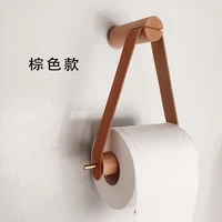 wood toilet paper roll holder wall mounted tissue paper holder with screws for bedroom kitchen bathroom baby room
