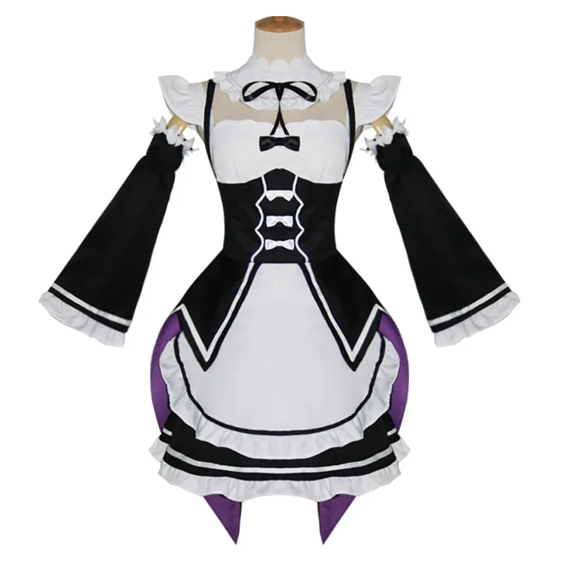 Костюм для косплея Re:zero Kara Hajimeru Isekai Seikatsu Ram Rem платья служанки |