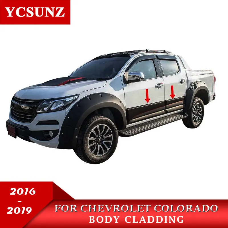 Внешняя облицовка корпуса ABS для Chevrolet Holden Color ado 2016 2017 2018 2019 2020 матовая черная