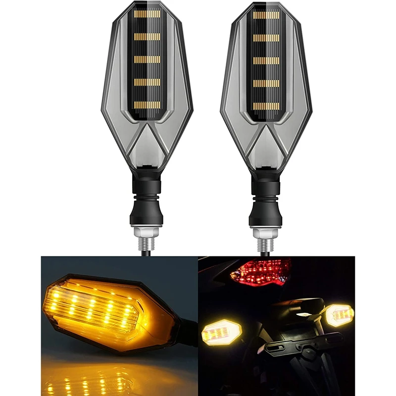 

Поворотники для мотоцикла, 30 светодиодов, 12 В, 1 пара