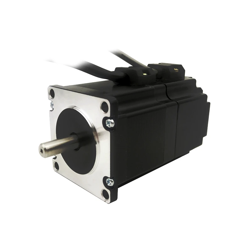 

1.3N.m(186oz-in) NEMA23 Stepper motors with permanent magnet brake shaft diameter 6.35/8.0mm 3.0A