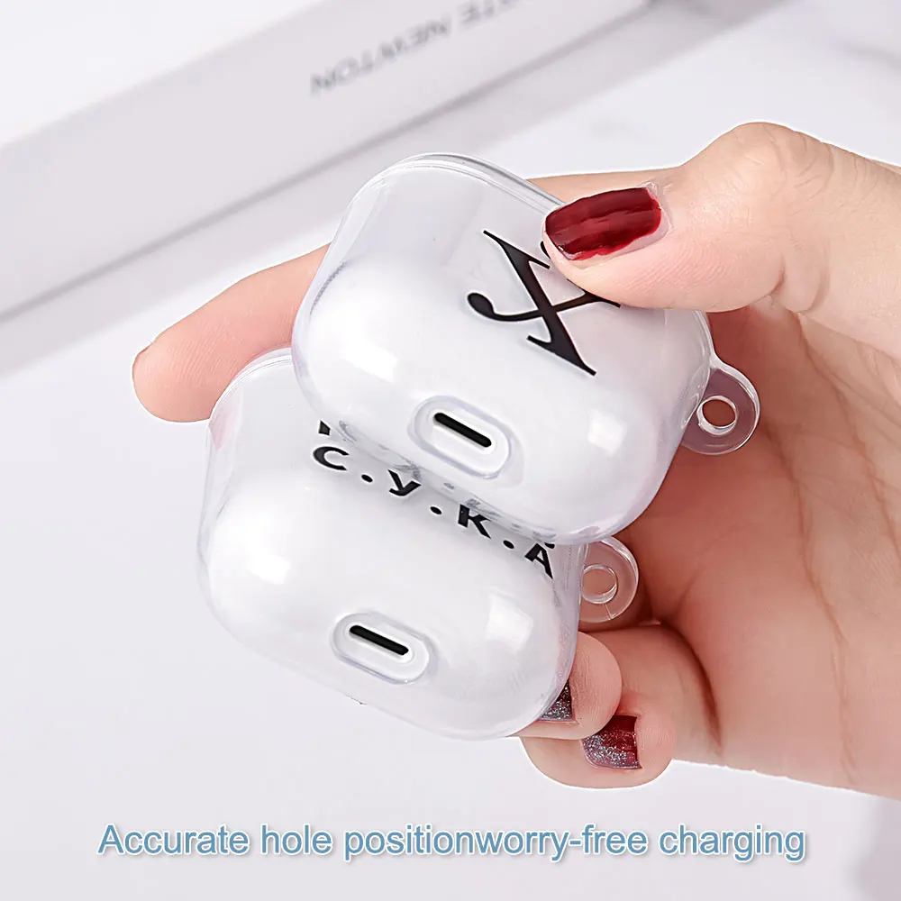 

Russian Quote Slogan Case For Apple AirPods 2 1 Soft Transparent Protective Cover Case For Air Pods 1 2 Accessories Charging Box