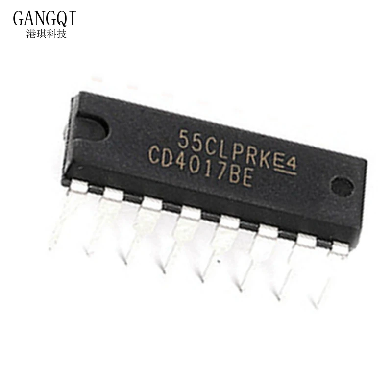 10шт CD4017 CD4017B CD4017BE 4017 ДЕСЯТИЛЕТНИЙ СЧЕТЧИК ДЕЛИТЕЛЬ IC Новый