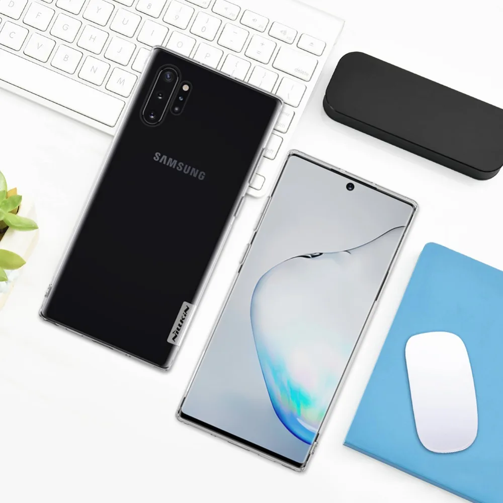 Для samsung Galaxy Note 10 5G чехол для samsung Note 10 Plus 5G NILLKIN натуральный ТПУ ультра тонкий прозрачный мягкий чехол