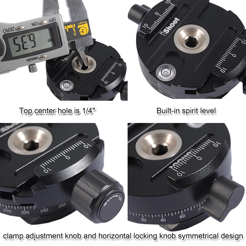 21 мм Толстая ультра тонкая панорамная головка для Arca Swiss RRS KIRK kangrinpoche камера
