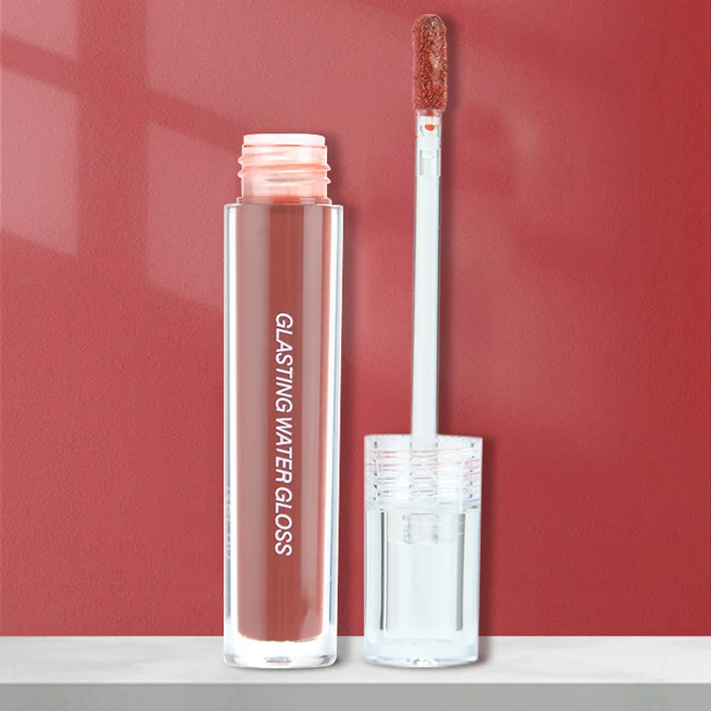 

1pc Water Glass Toot Lips Colorless Transparent Lip Gloss Lipstick Primer Lip Glaze Moisturizing And Moisturizing High-value