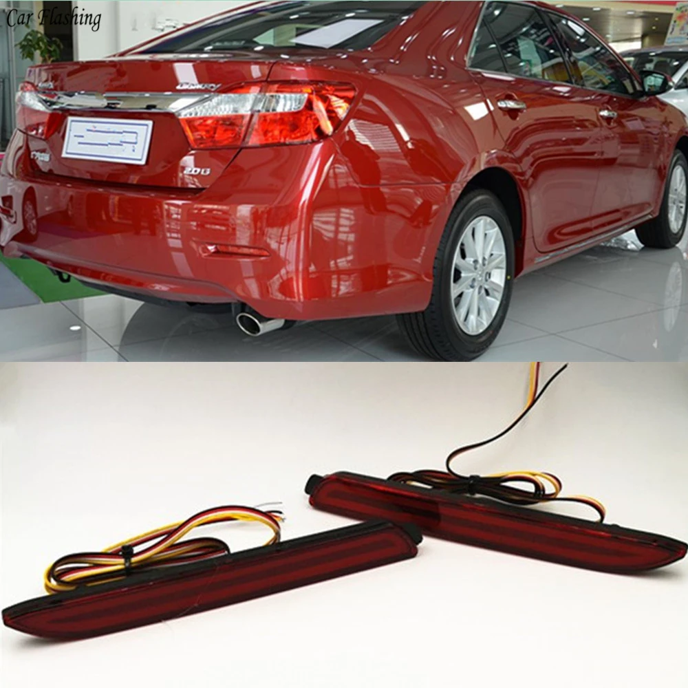 1 набор Автомобильный светодиодный задний бампер отражатель стоп сигнал