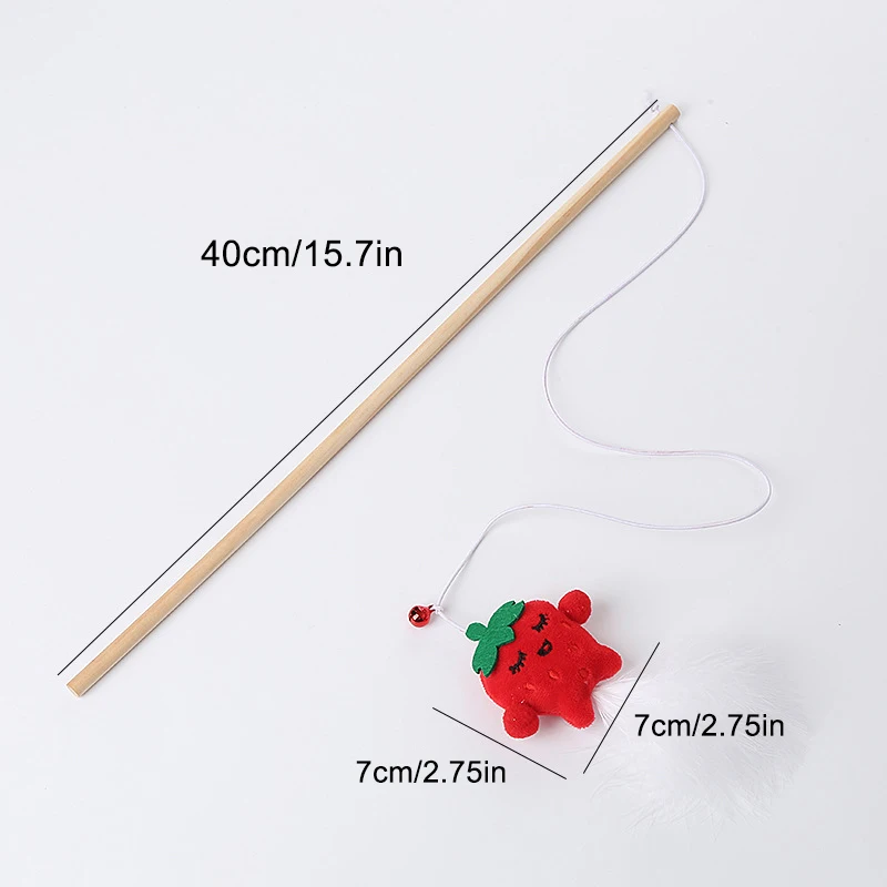 1 шт. деревянная палочка для кошек ананас динозавр и перо | Дом сад