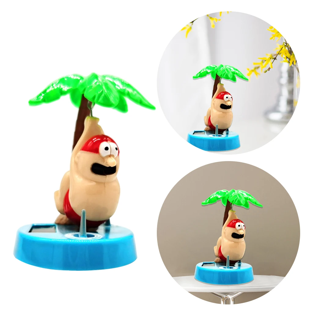 Танцующие животные на солнечных батареях качающийся автомобиль анимационная