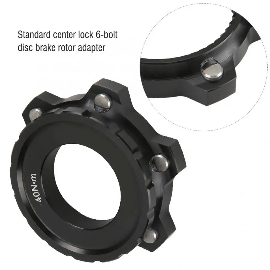 1 pcs Bicycle Hub Center Lock Mountain Road Bik Adaptor 6-Bolt Disc Brake Rotor Bike Accessories | Спорт и развлечения