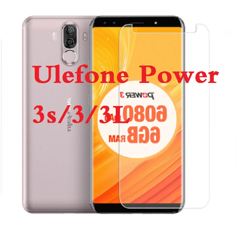 Закаленное стекло 9H 2.5D для Ulefone Power 3 3L Премиум Защитная пленка 3S 6 0&quot|Защитные