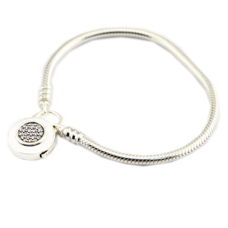 Браслет женский из серебра 925 пробы с фирменным замком|Цепочки и браслеты| |