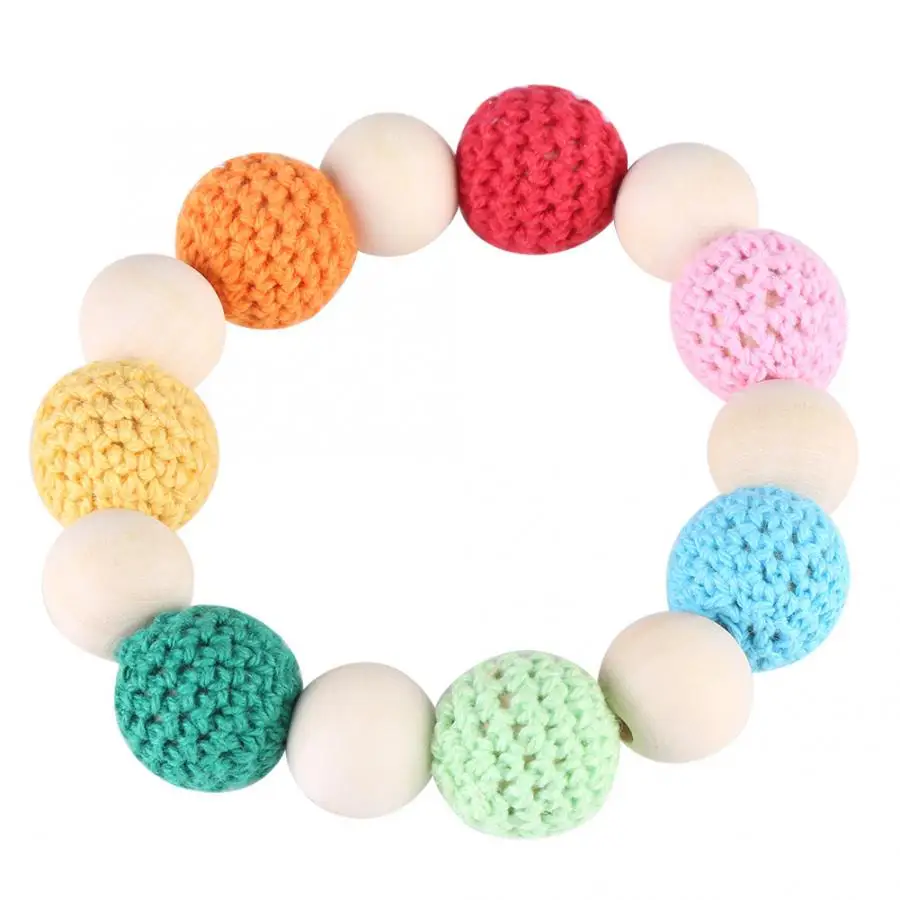 Деревянные детские кольца для прорезывания зубов детская игрушка аксессуары