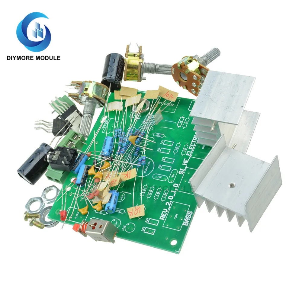 

TDA2030A Audio Amplifier Board DIY Kit Set 15W+15W 2.0 Channel Stereo AMP Sound Systme For Speakers
