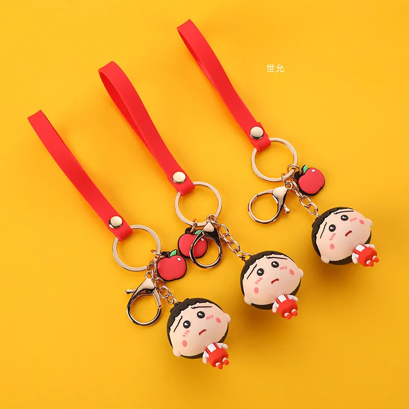 Брелок для ключей Chibi Maruko версии q Детская Подвеска модные брелки высокого