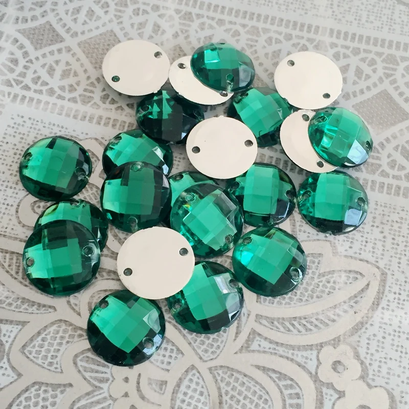 Сделай Сам 50 шт./лот 14 мм акриловая ручная вышивка вырезанная и наклеенная