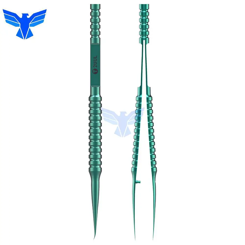 2UUL Высокоточный пинцет из титанового сплава со сканером отпечатков пальцев для