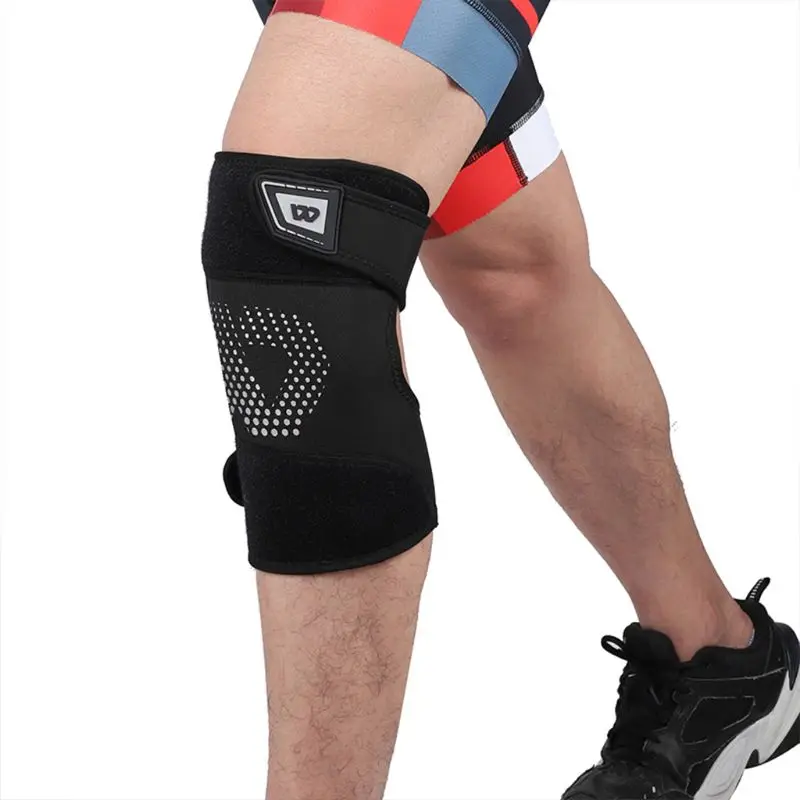 

Sports Elastic Knee Brace Pad Anti-slip Support Sleeve Running Cycling Protector