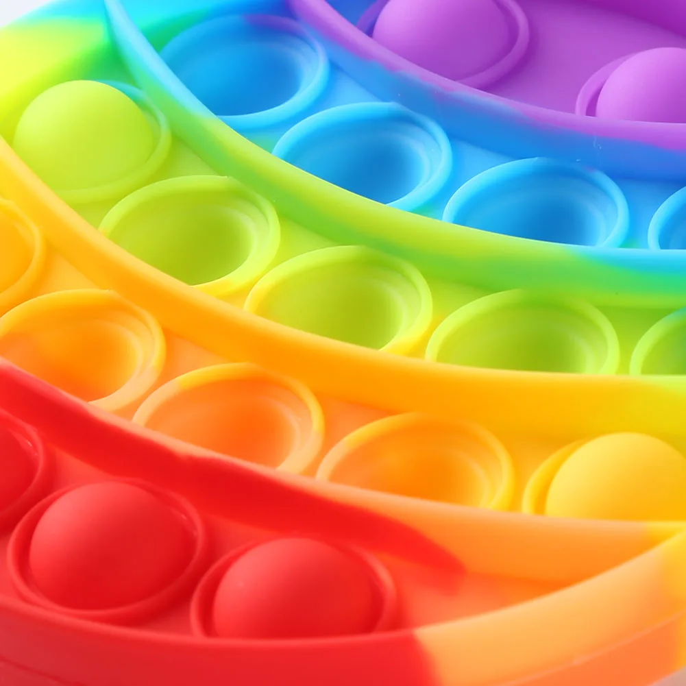 

Autism Special Needs Stress Reliever Helps Relieve Stress and Increase Focus Soft Squeeze Toy Bubble Sensory Toy Popit Push Pops