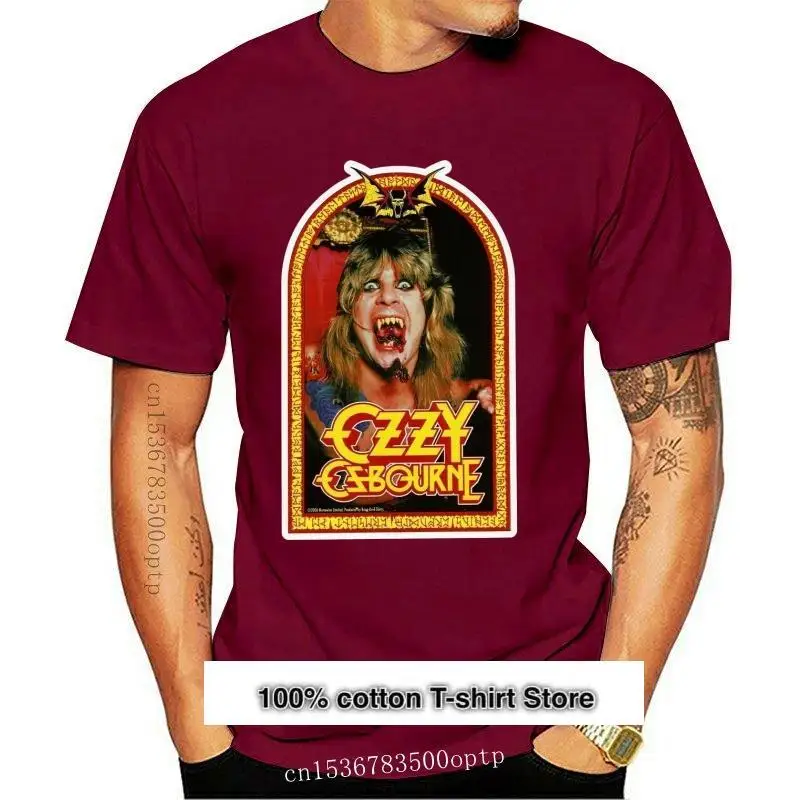 

Camiseta de Ozzy oskov Speak Of The Devil v1, camiseta negra de doble cara, todas las tallas S...5XL