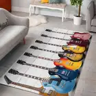 Гитарный коврик, музыкальное искусство для вентиляторов, дверной коврик, ковры для гостиной, коврик для ванной, декоративный подарок