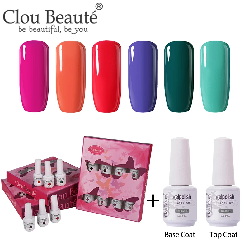 ZH22 Clou Beaute 8 шт./компл. Гель-лак для ногтей гибрид Лаки грунтовка лаки для ногтей Маникюр 8 мл Гель-лак для ногтей УФ лак - Цвет: ZH22