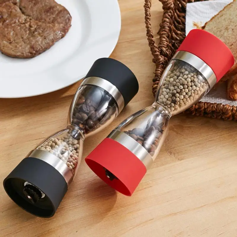 

Manual Pepper Grinder Salt Spice Herbal Containers Mill Adjustable Coarseness Home Kitchen Cooking BBQ Tools Kitchen Gadgets